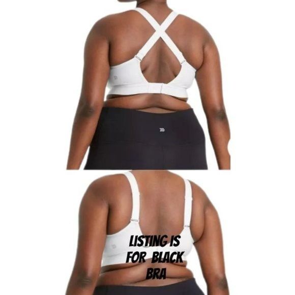 All Motion High Support Convertible Strap Bra Blk 40DDD - Picture 2 of 7